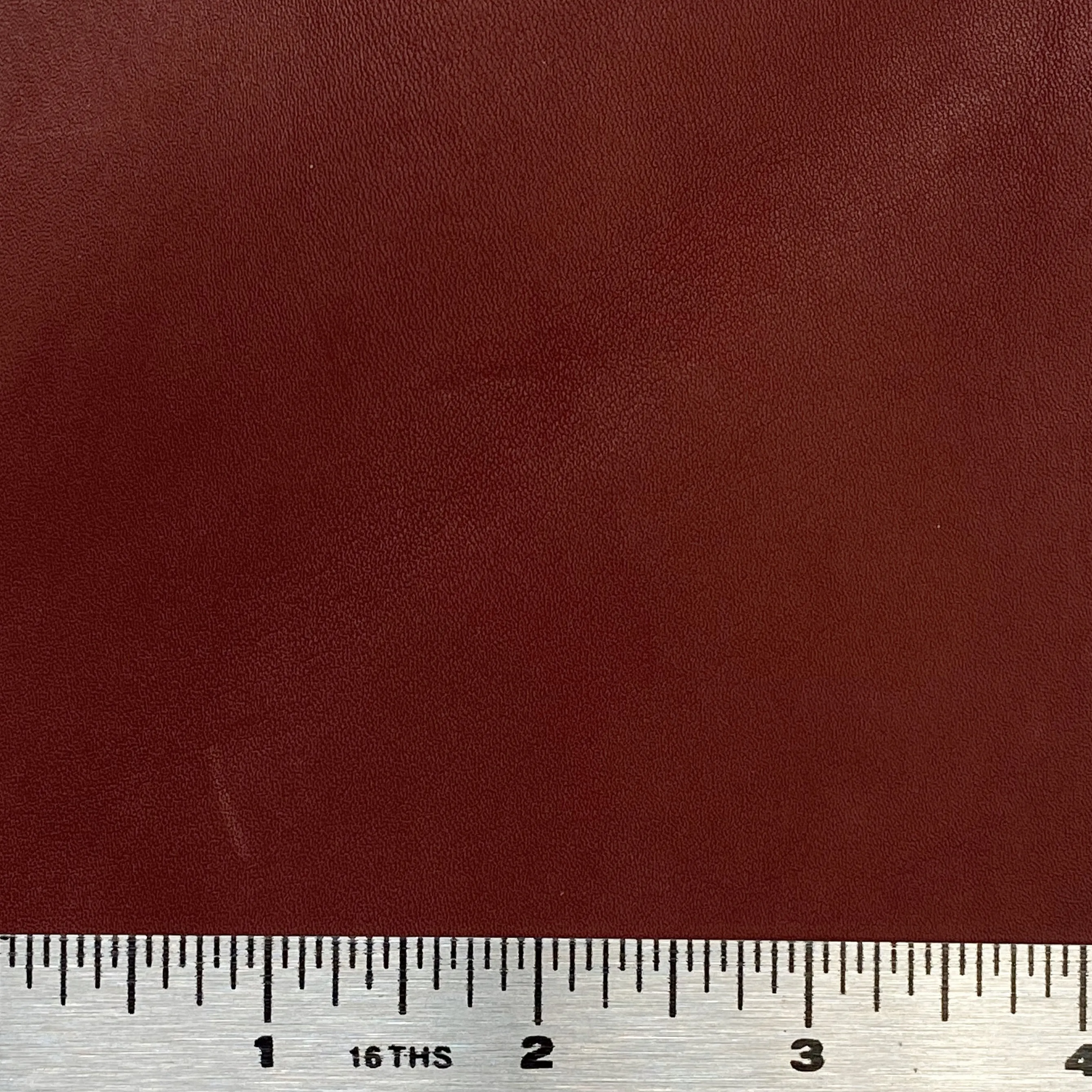 5oz (2mm) Cow Leather- Brick Red (per square foot)
