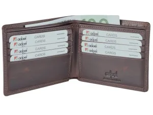 Adpel Dakota Leather 8CC Wallet | Brown