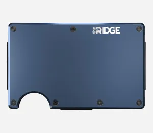 Aluminum | Alpine Navy Minimalist Wallet - Cash Strap