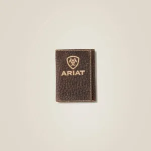 Ariat Mens Pebble Leather Bifold Wallet Style 10051127