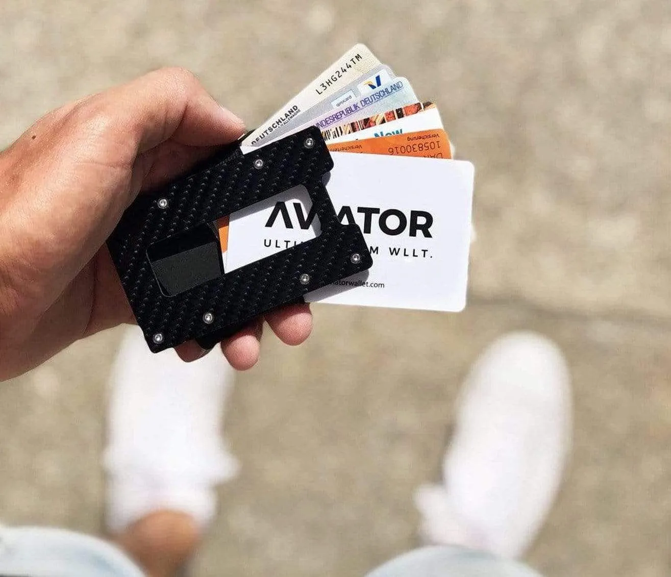 Carbon Fiber Minimalist Wallet | Classic