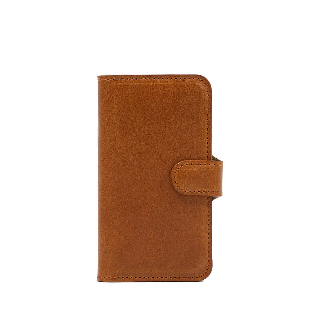 iPhone 14 series Leather MagSafe Folio Case Wallet with Grip