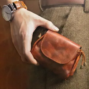 Retro Leather Handmade Storage Bag Wallets