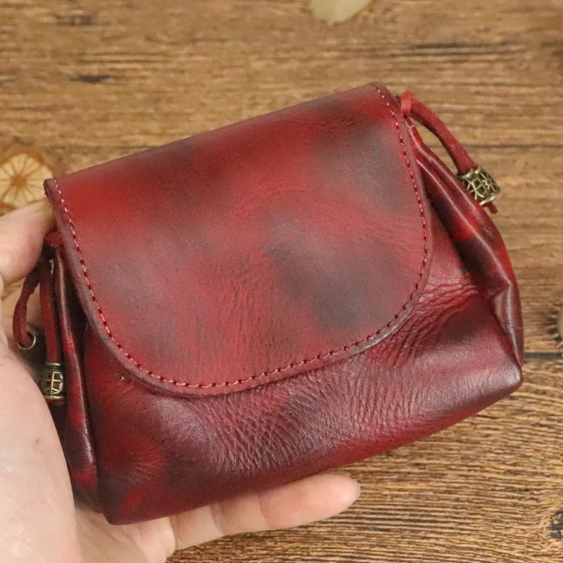 Retro Leather Handmade Storage Bag Wallets