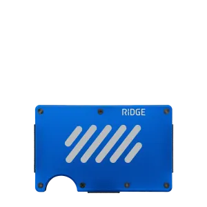 Ridge Wallet Aluminum w/ Money Clip & Cash Strap