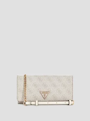 White Noelle Crossbody Organiser Bag